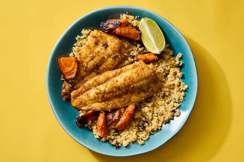 Harissa-Lime Salmon