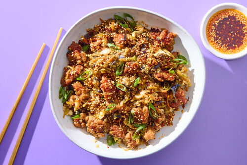 Low-Carb Pork Egg Roll Bowl