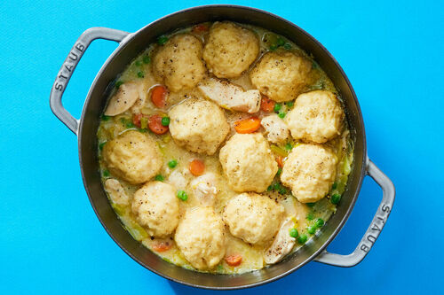 Chicken & Dumplings with Readymade Chicken