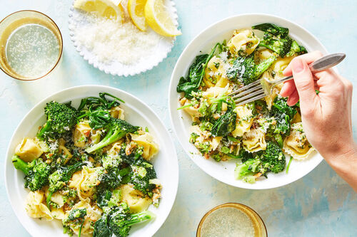 Martha's Best Cheese Tortelloni with Spinach