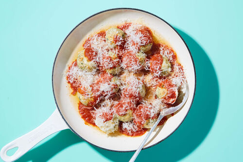 Chicken Marinara Meatballs with Parmesan