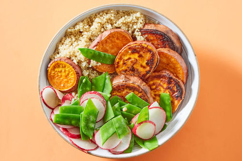 Seared Salmon & Miso-Glazed Sweet Potatoes