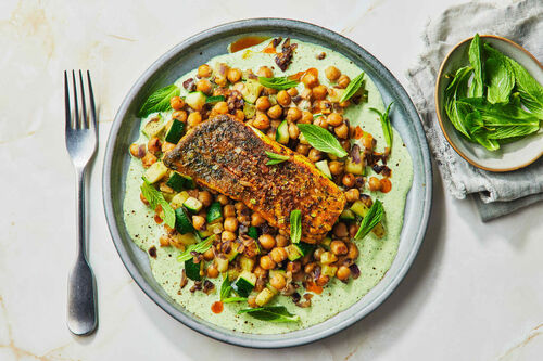 Calorie-Conscious Turmeric-Seared Barramundi