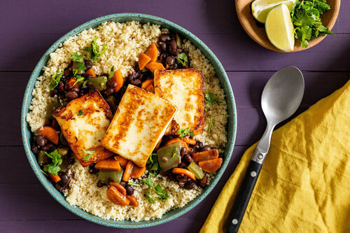 Gegrillter Paneer