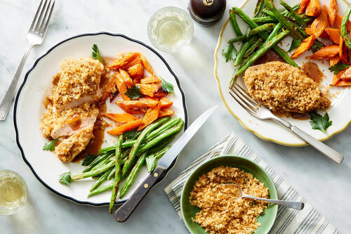 Maple-Dijon Salmon with Carrots