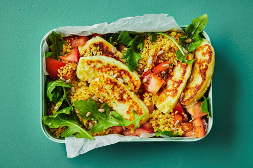 Lunch Haloumi Rocket Salad