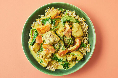 Balanced Coconut Chicken Thigh Curry