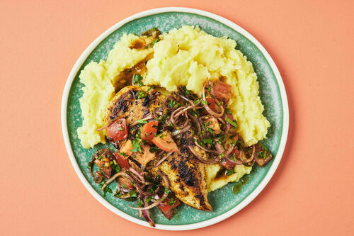 Herbed Chicken and Mashed Potato