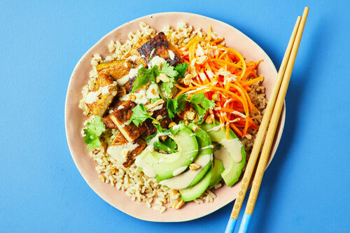 Balanced Tofu Buddha Bowl