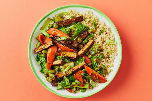 Calorie-Conscious Tofu and Edamame Stir-Fry