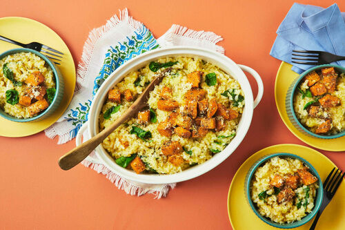 Cheesy Pumpkin Risotto