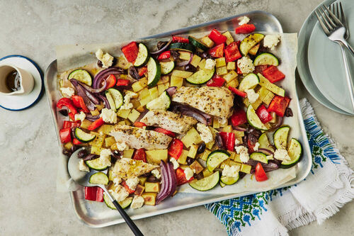 Greek Chicken and Vegetables