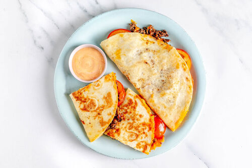 Quesadillas Cheeseburger-Style