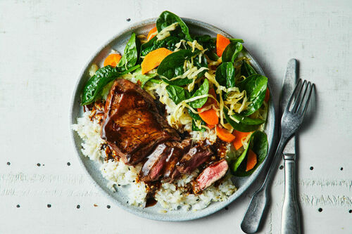 Fast Tonkatsu Beef Rump Steaks