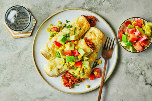 Cheesy Beef Enchiladas