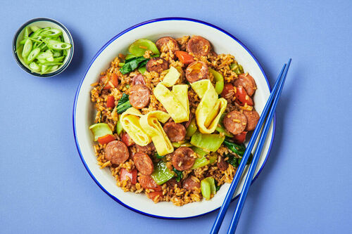 Chinese Chorizo Fried Rice