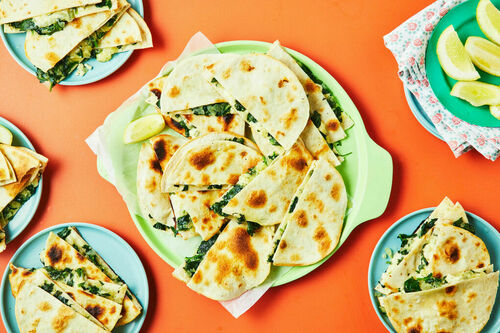 Cheesy Spinach Gozleme