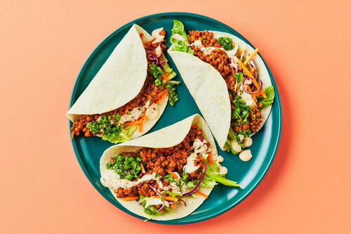 Speedy Lentil-icious Soft Tacos