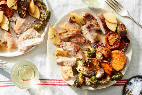 Chicken Paillard with Apple Pan Sauce