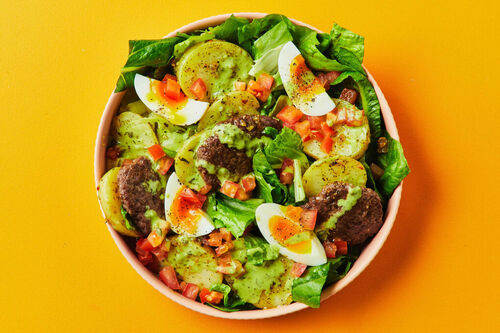 Calorie-Conscious Lamb Party-in-a-Bowl Salad