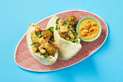 Feel-Good Falafel Pita Pockets