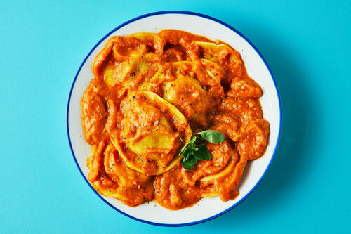 Speedy Vegan Pumpkin Ravioli