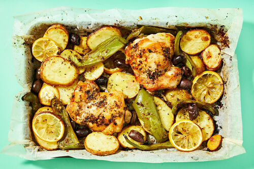 Calorie-Conscious Herbed Chicken Thighs