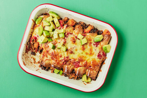 Cantina Vibes Black Bean Enchiladas