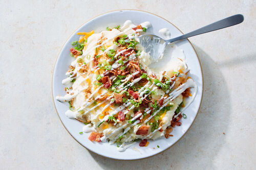 Loaded Cheesy Mashed Potatoes