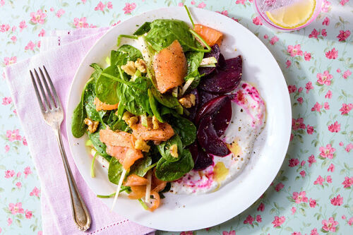 Smoked Salmon & Beet Salad