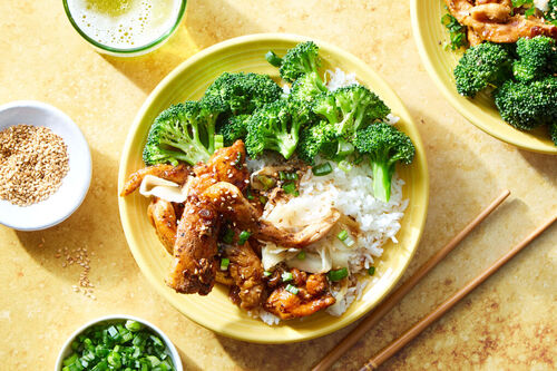 Soy-Honey Chicken & Broccoli