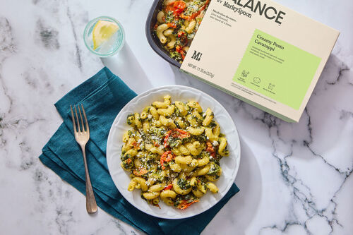 Creamy Pesto Cavatappi