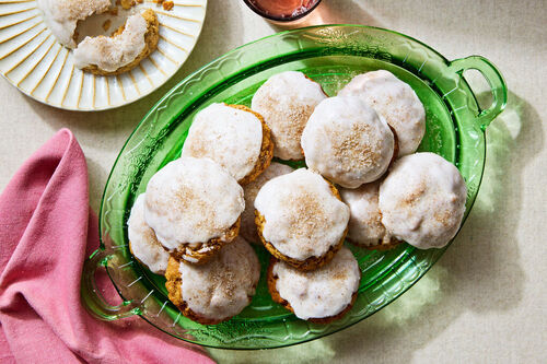 Glazed Spiced Oatmeal Cookies
