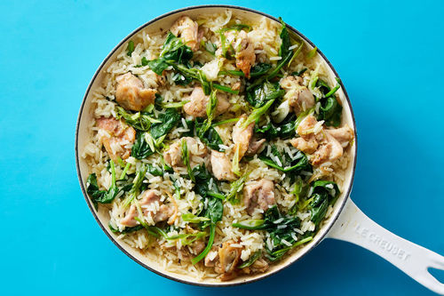 One-Pot Greek Chicken & Rice