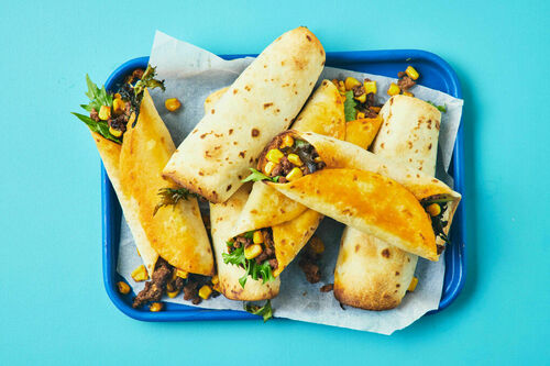 Speedy Beef Chimichangas