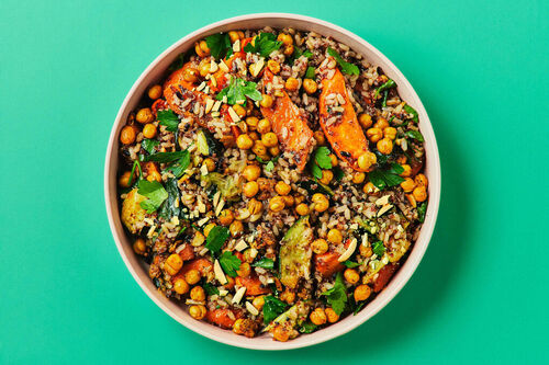 Balanced Harissa Chickpea Salad