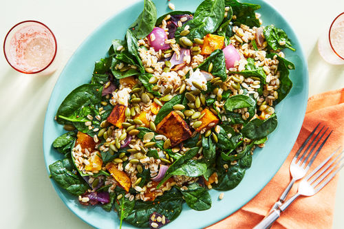 Peak Season! Warm Grain & Squash Salad