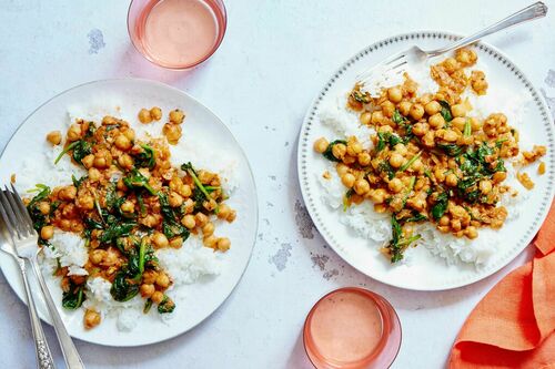 Chana Masala with Spinach