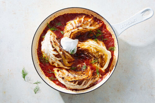 Caramelized Cabbage in Smoky Tomato Sauce