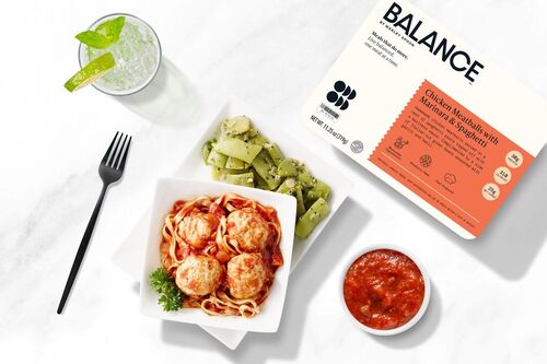 Chicken Meatballs & Spaghetti Marinara