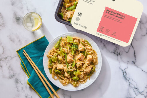 Stir-Fried Chicken and Ramen Noodles