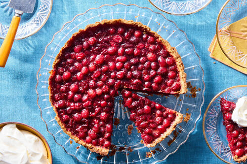 Cranberry Tart with Warm Spice