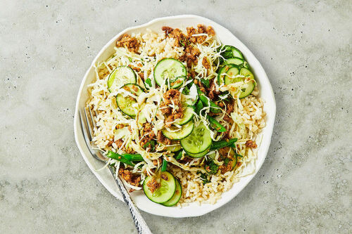 Spicy Plant-Based Thai Larb