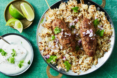 Masala-Spiced Pork Kebabs