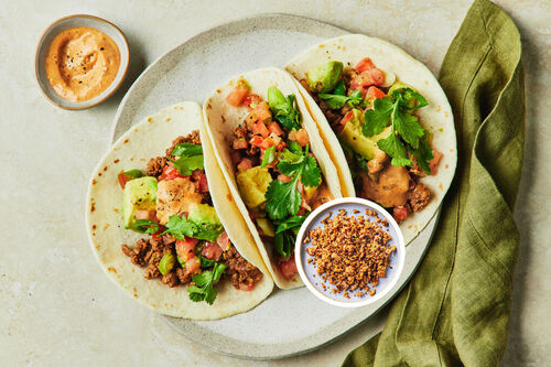 Tex-Mex Plant-Based Mince Tacos