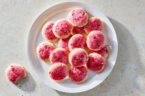 Whipped Almond Shortbread Cookies