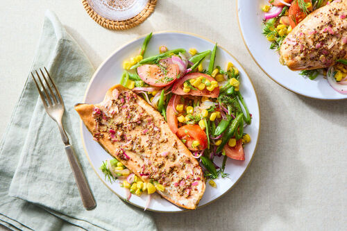 Mustard-Glazed Trout
