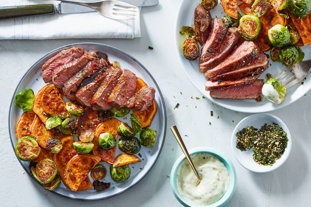 Tamarind-Glazed Flank Steak with Carrots & Dates