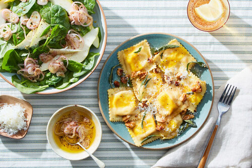 Peak Season! Butternut Ravioli & Fried Sage