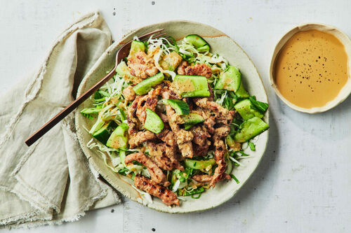 Carb-Conscious Chinese Pork and Slaw